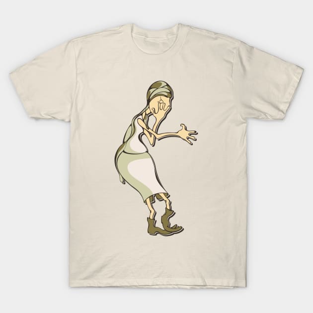 Funny girl T-Shirt by masha